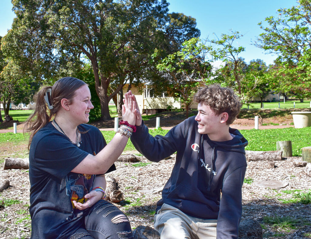 Education News - Fairbridge students hanging out